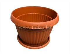 VIRÁGCSERÉP + ALÁTÉT BELLA 24CM / 15