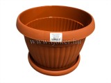 VIRÁGCSERÉP + ALÁTÉT 30CM BELLA / 15
