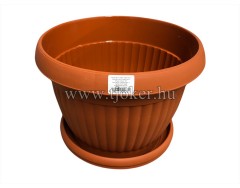 VIRÁGCSERÉP + ALÁTÉT 30CM BELLA / 15